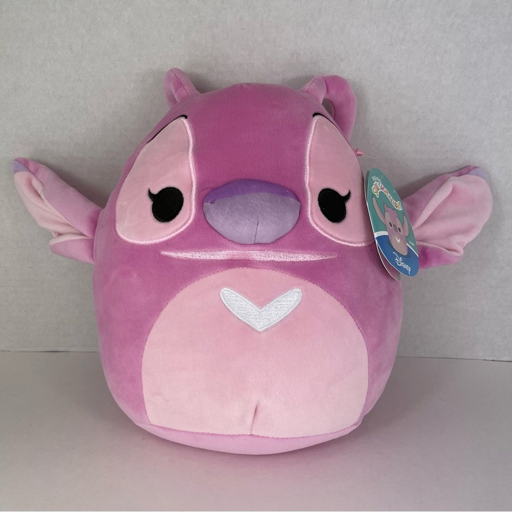 Angel Squishmallows plush approx 12 inches tall NWT Disney Stitch